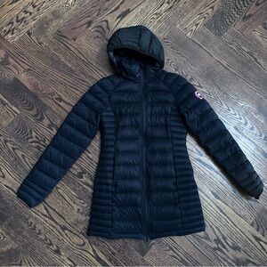Canada Goose Brookvale XS down coat jacket women’s puffer hooded black